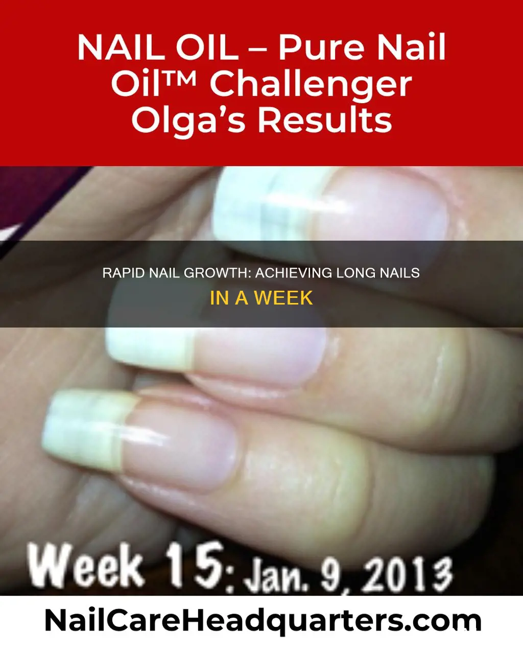 how do i grow my nails in 1 week
