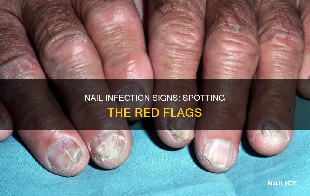 how do i know if my finger nail is infected