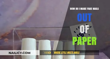 Paper Nails: DIY Fake Nails at Home