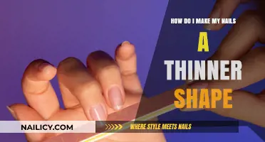 Nail Filing: Achieving Thinner Nails with a Perfect Shape