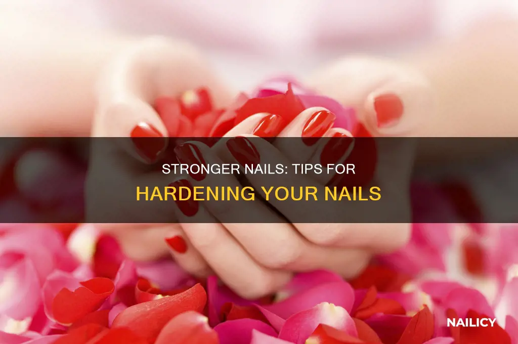 how do i make my nails harder
