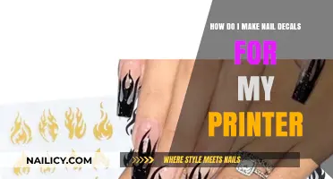 Custom Nail Art: Printing Your Own Decals