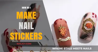Custom Nail Art: Making Your Own Nail Stickers