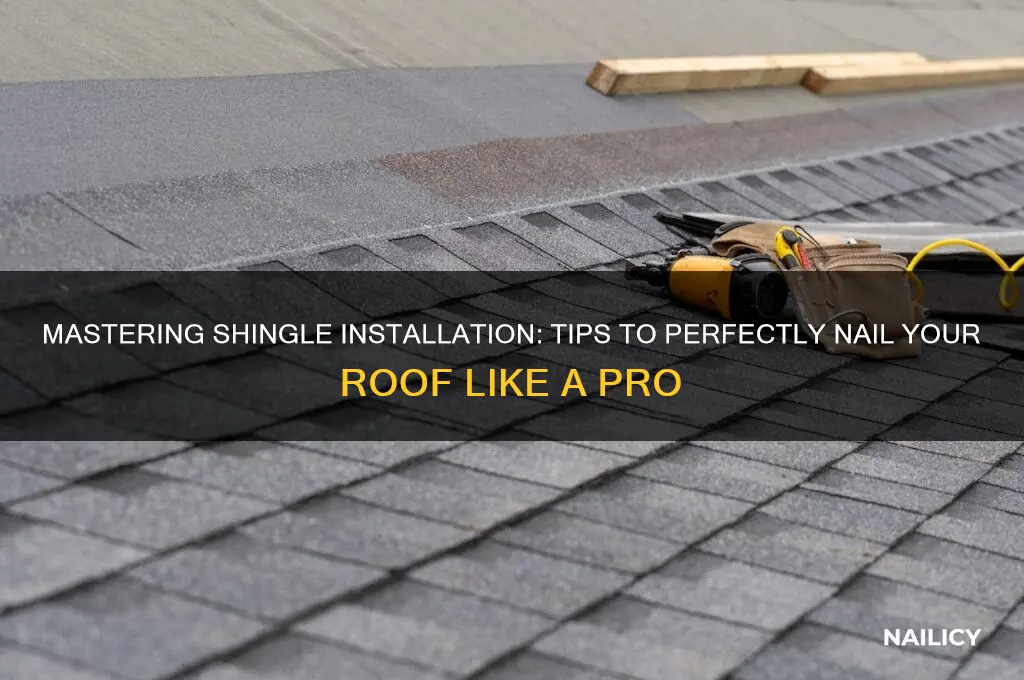 how do i nail shingles