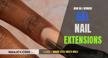 Gel Nail Extensions: Easy and Safe Removal at Home
