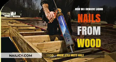 Removing Liquid Nails from Wood: A Step-by-Step Guide