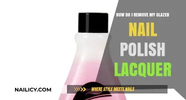 Easy Removal of Glazed Nail Polish Lacquer