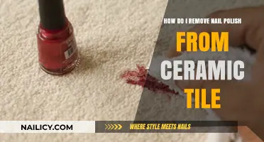Removing Nail Polish Stains from Ceramic Tiles