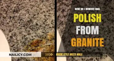 Simple Ways to Remove Nail Polish from Granite