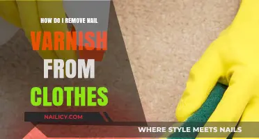 Simple Tricks to Remove Nail Varnish from Clothes