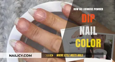 Dip Nails: Removing Powder Color Safely