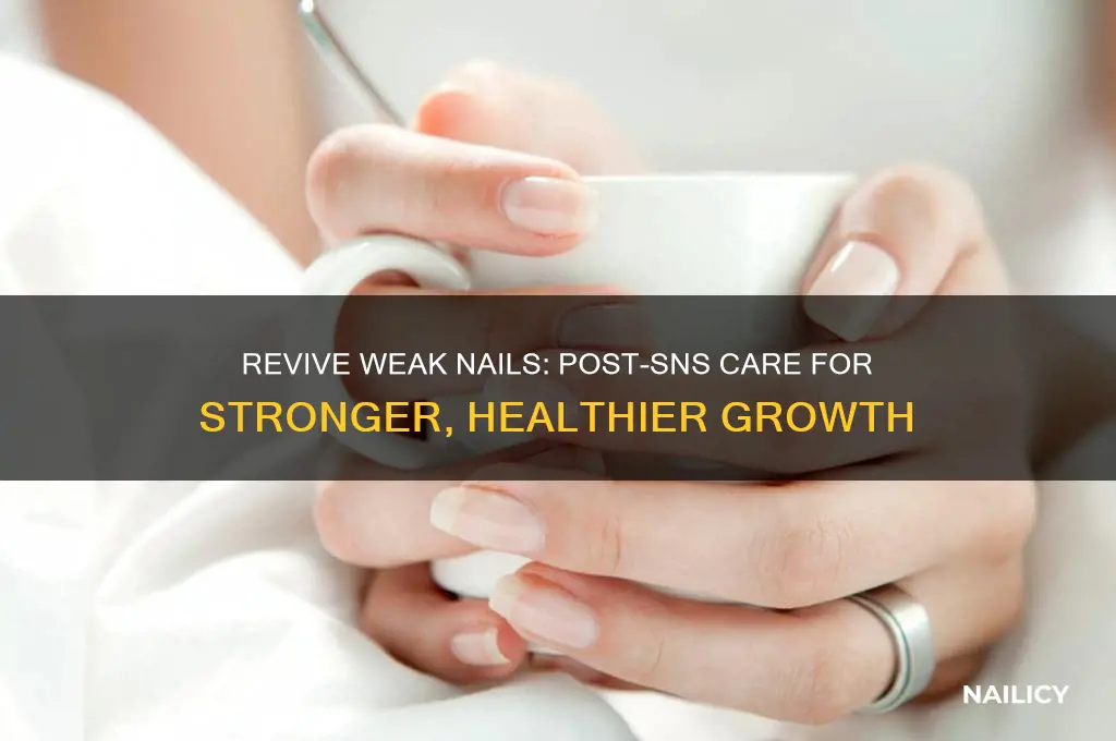how do i strengthen my nails after sns