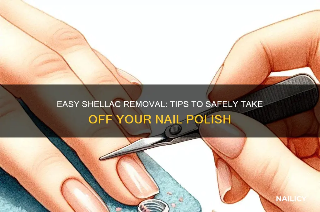how do i take shellac nail polish off