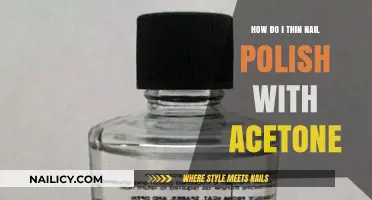 Revive Thick Nail Polish: Acetone Thinning Tips for Smooth Application