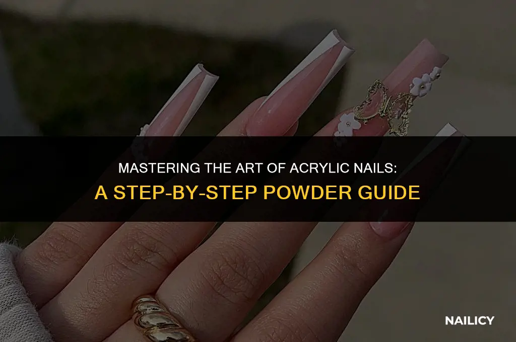 how do i use acrylic nail powder