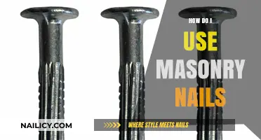 Mastering Masonry: A Guide to Using Nails in Brickwork Projects