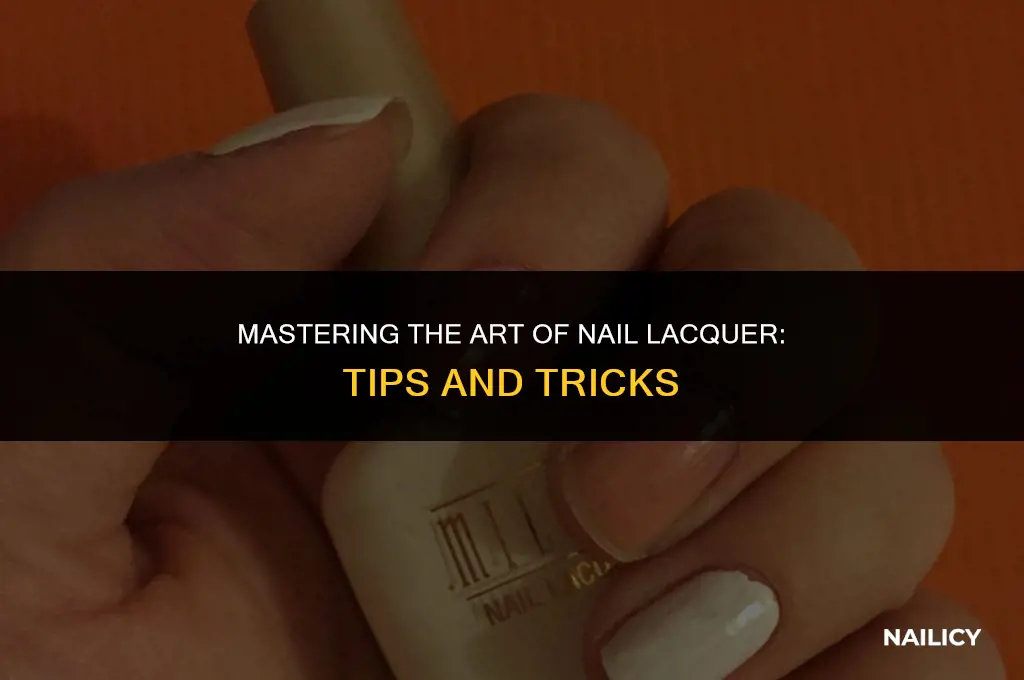 how do i use nail lacquer