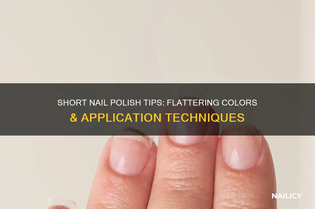 how do i wear nailpolish on short nails