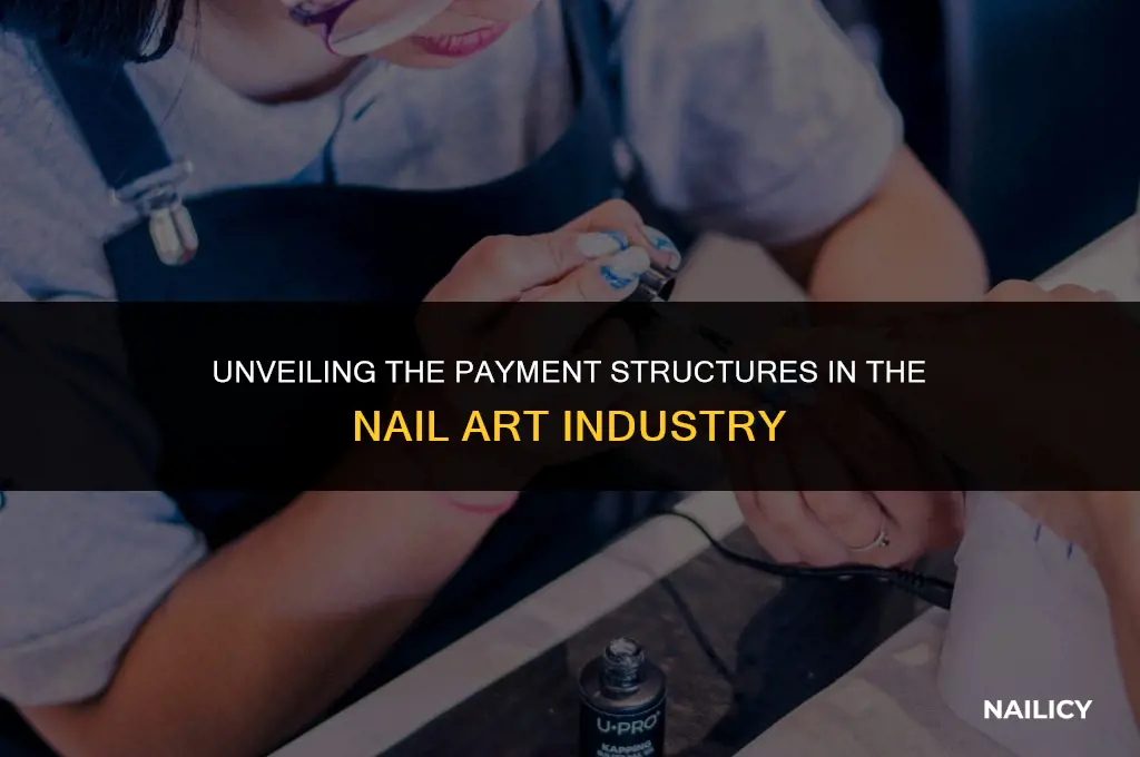 how do nail artists get paid