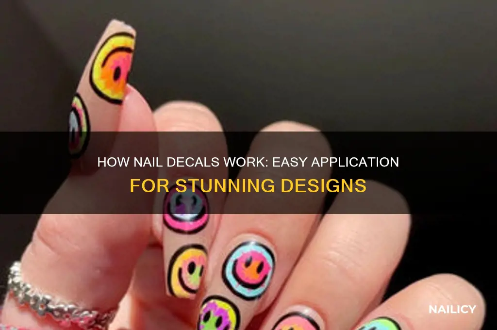 how do nail decals work