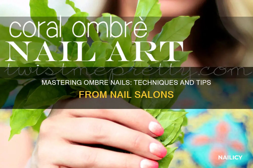 how do nail salons do ombre nails