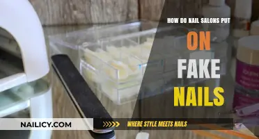 Mastering the Art: How Nail Salons Apply Fake Nails Professionally