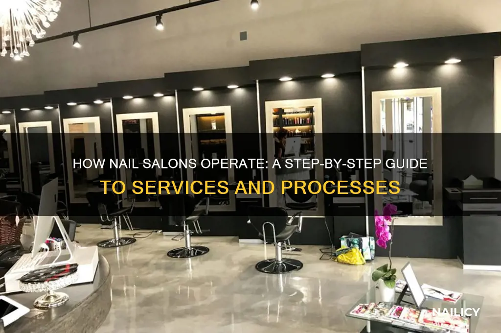 how do nail shops work