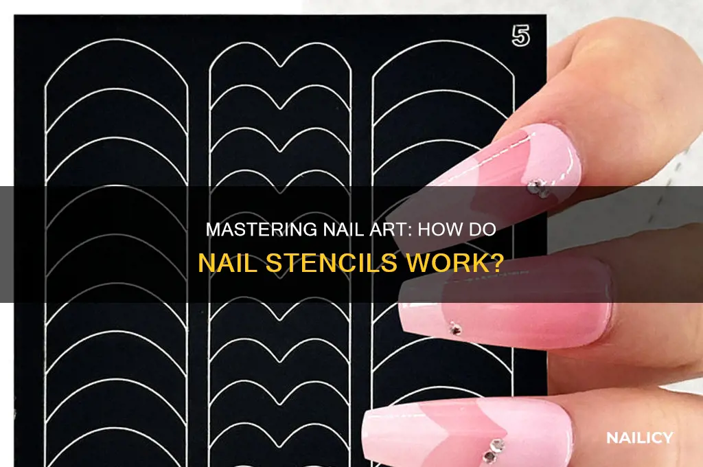 how do nail stencils work