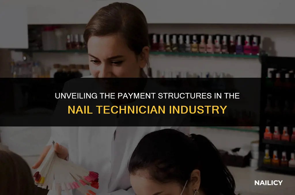 how do nail tech get paid
