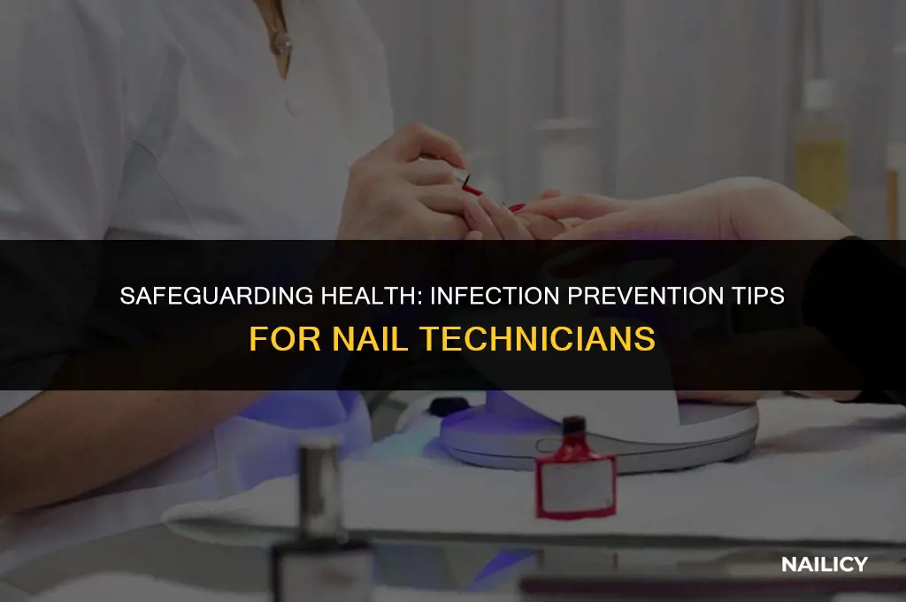 how do nail technicians keep from getting infection