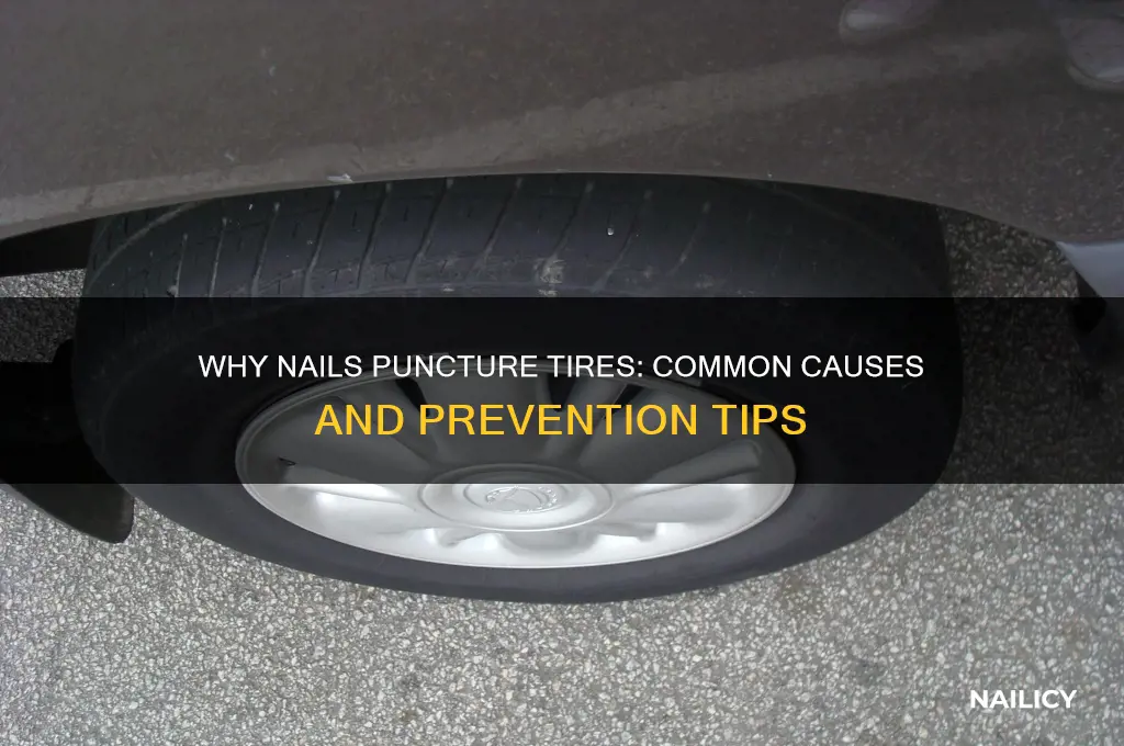 how do nails end up in tires