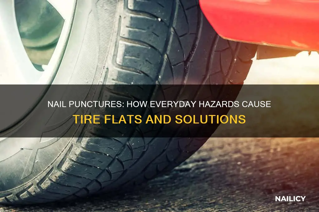how do nails enter tires and create flats