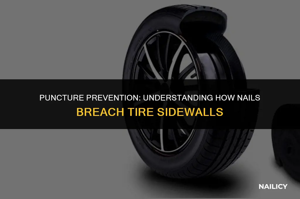 how do nails get in sidewall of tires