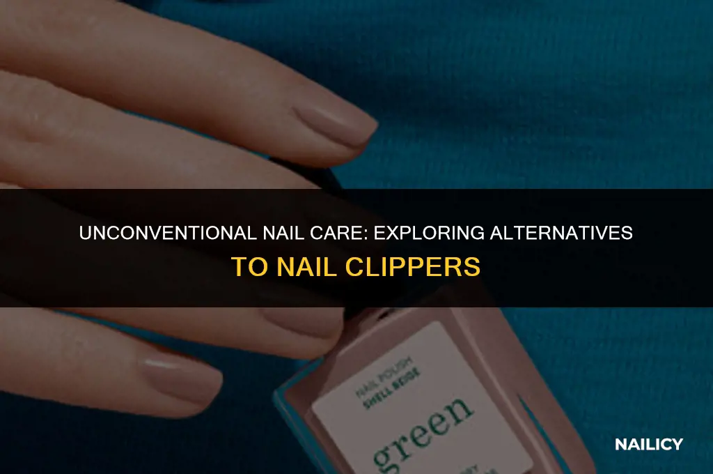 how do people not use nail clippers