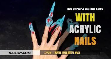 Exploring the Artistry: How Acrylic Nails Transform Hand Gestures