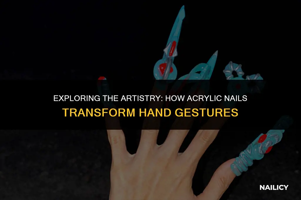 how do people use their hands with acrylic nails