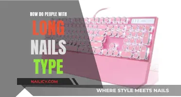 Long Nails, Fast Typing: How is it Possible?