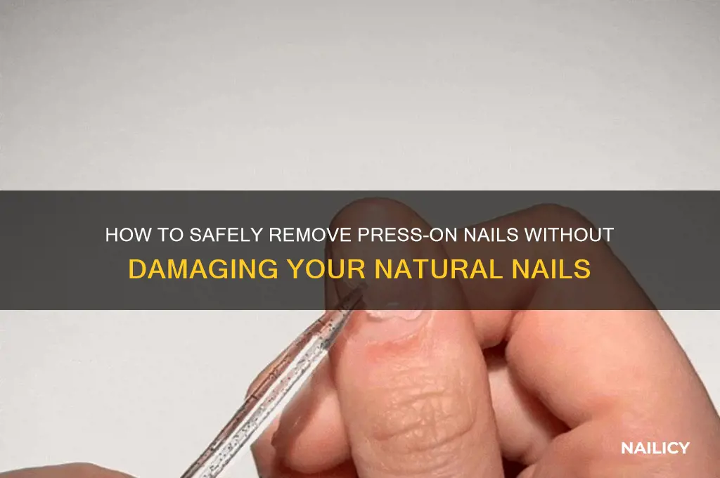 how do press on nails come off