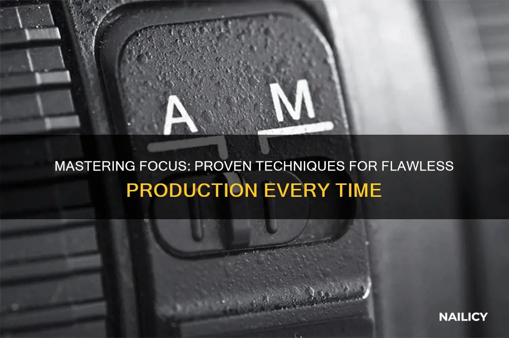 how do productions nail focus every time