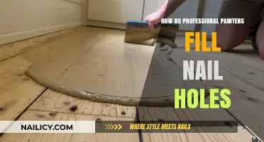 Expert Techniques: How Professional Painters Seamlessly Fill Nail Holes