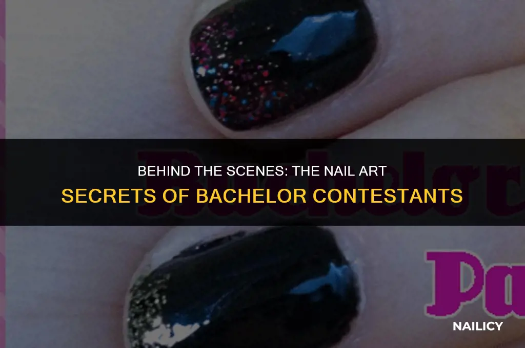 how do the bachelor contestants get their nails done