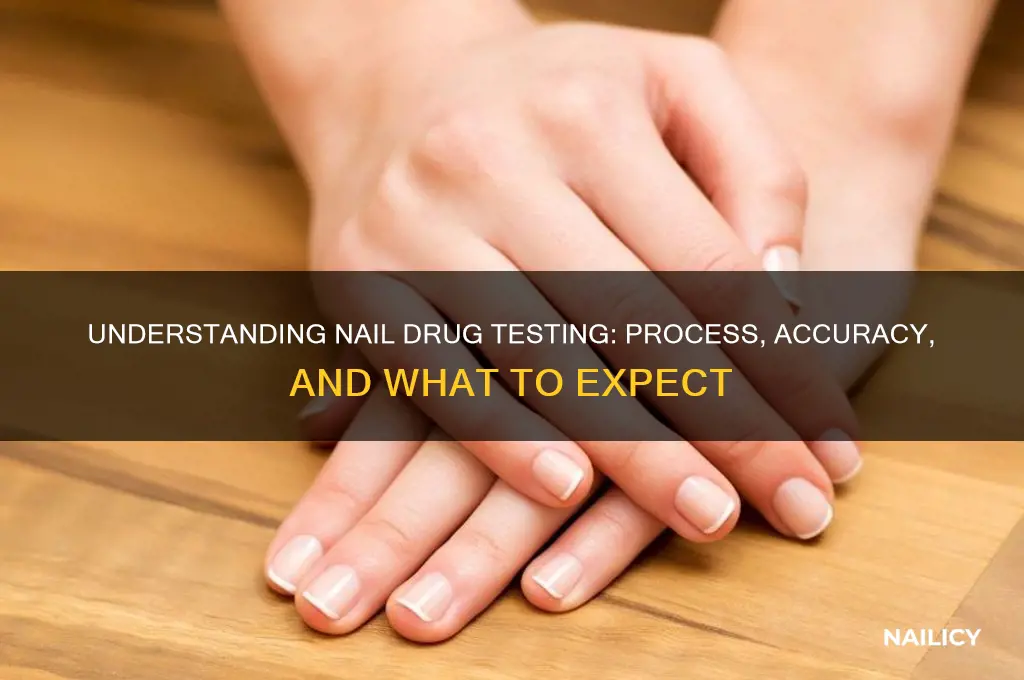 how do they do a nail drug test