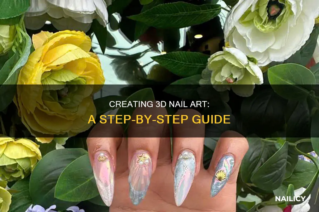 how do they make raised nail designs