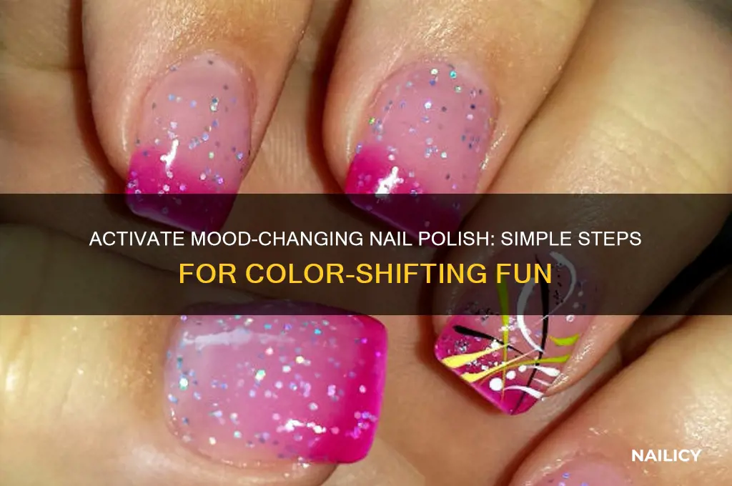 how do u activate mood changing nail polish