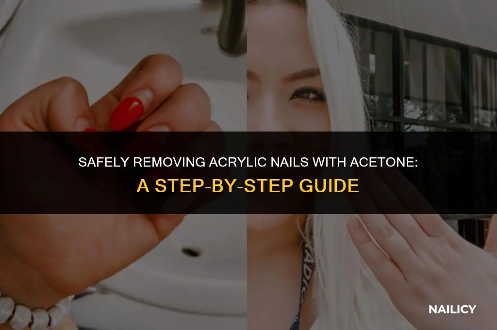Safely Removing Acrylic Nails With Acetone: A Step-By-Step Guide | Nailicy