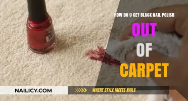 Effortless Solutions: Removing Black Nail Polish from Carpet