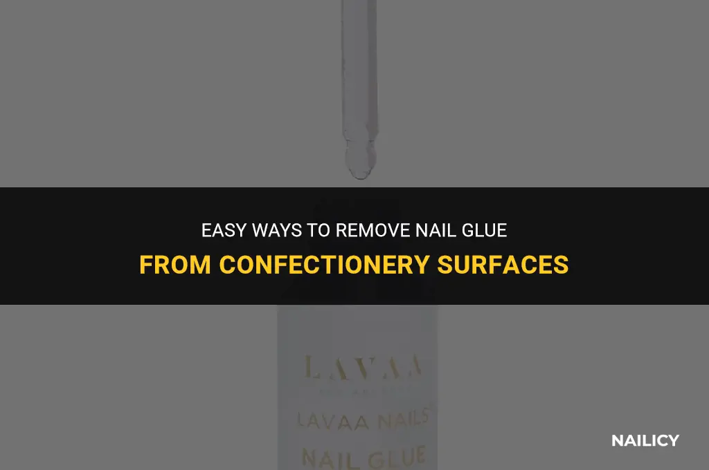 how do u get nail glue off confitter