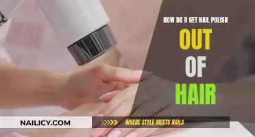 Easy Methods to Remove Nail Polish from Hair