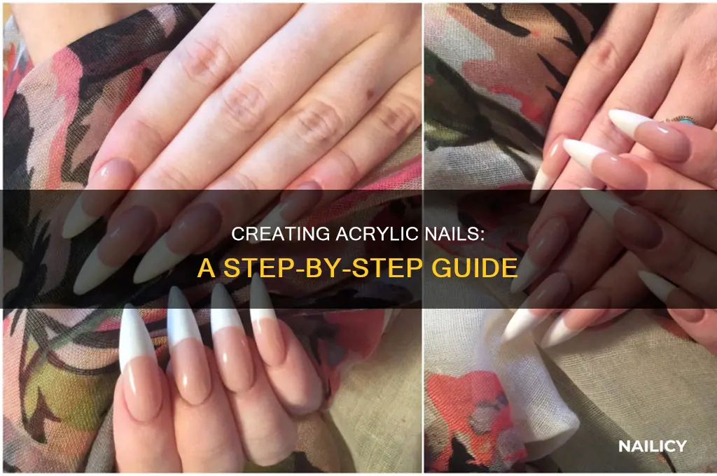 how do u make acrilic nails
