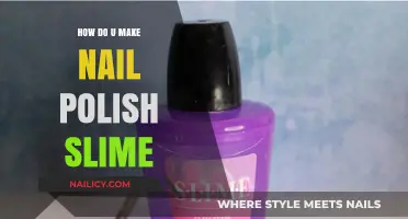 DIY Nail Polish Slime: Easy Steps to Create Glossy Goo